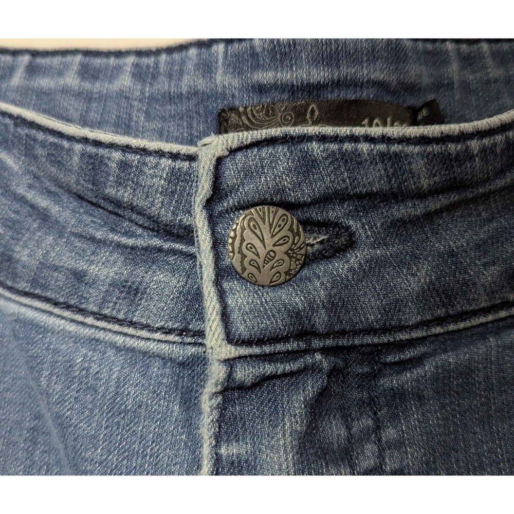 PrAna Organic Cotton Soma Slim Blue Jeans Womens 10/30 Stretch Denim Mid Rise - Picture 7 of 10